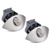 Dream Lighting 2PCS Zinc Alloy Half Moon Handle Push Lock