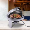 PIAOCAIYIN Electric Chafing Dish, 400W 6.3QT Roll Top Electric Chafing