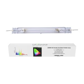 iGrowtek 6000K 1000W Double Ended MH Grow Light Bulb,1000 Watt DE Metal Halide Grow Lamp,High PAR Enhanced Blue and Violet Spectrum,Compatible with Ballasts of 1000W Double Ended HPS Bulb