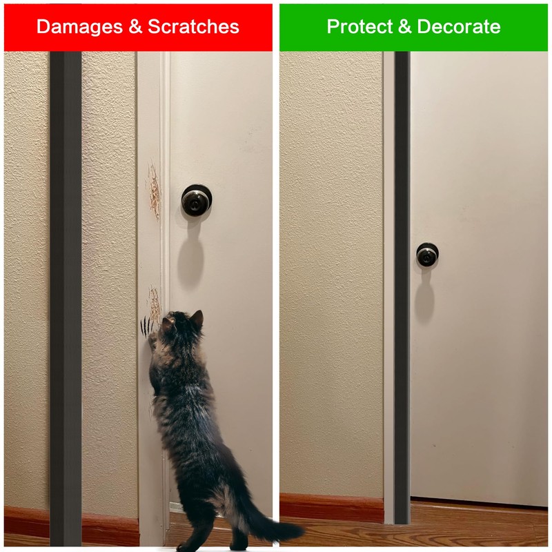 ‎Frychee Wall Corner Protector, Walls Edge Protector，Self-Adhesive Wall Corner Guards,PVC