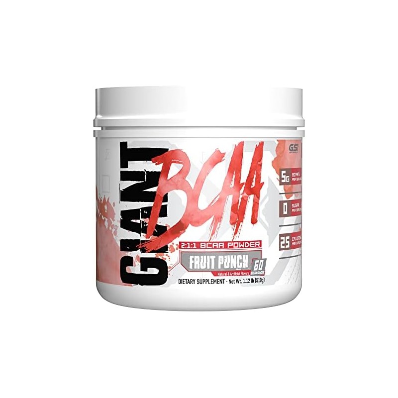 Giant Sports Performance Edge Series BCAA 60 Serving (Fruit Punch,