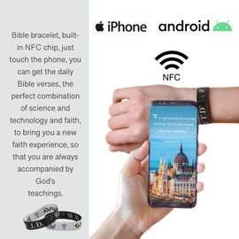 Flvkev WWJD Bracelets Set Daily Bible Verse Bracelet Scan for Men Women, What Would Jesus Do Bracelets Christian Scripture Bracelets Religious Wristbands for Fundraisers (wwjd-black-5pcs)