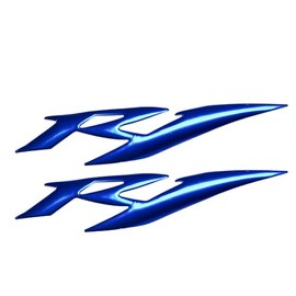 3D Pop Up Logo Emblem Badge Sticker Side Fender Decal Compatible with Yamaha YZF R1 (Blue)