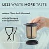 finum® 2 x Brewing Basket (M) Black Permanent Filter for