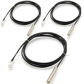 3pcs NTC 10K Digital Temperature Sensor Waterproof Probe Thermal Thermometer 3950 Thermistor 1 Metre - UMTMedia®
