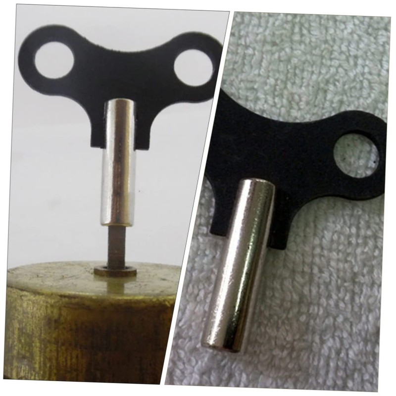 SHINEOFI 4pcs Clock Iron Keys for Clock Repair Durable Winding