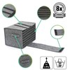 Caravan Plate Holder Camping Dinnerware Storage Felt Bag with Handles