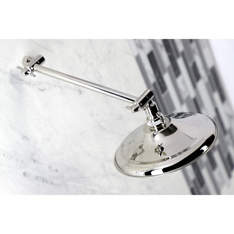 Kingston Brass K136K6 Shower Scape 7-3/4-Inch Round Raindrop Brass Shower