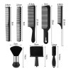 8pzs Cepillo Limpieza De Cabello Para Barbero Peine Barbería