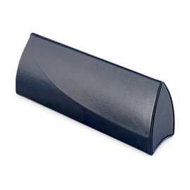 テーシーケース メガネケース おしゃれ ハード ケース マグネット式 スチール ポリウレタン ネイビー 三角 HY-8060-6