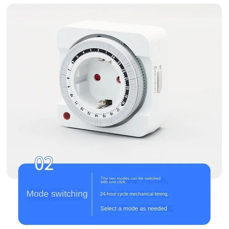 I17DS Mechanical Analogue Timer Socket Daily Timer Switch with 96