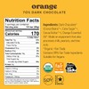 Theo Chocolate Orange Organic Dark Chocolate Bar, 70% Cacao, 12