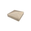 Vinyl/PVC 5" x 5" External Pyramid Post Cap (Long Lip)