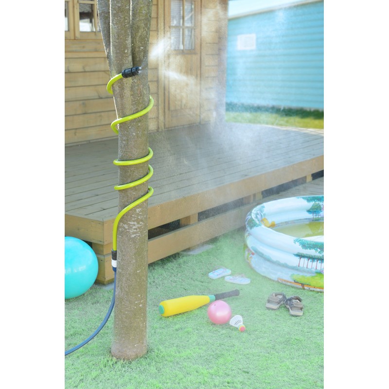 グリーンライフ 形状自在ミストホース(ライムグリーン) MH-25(LG)