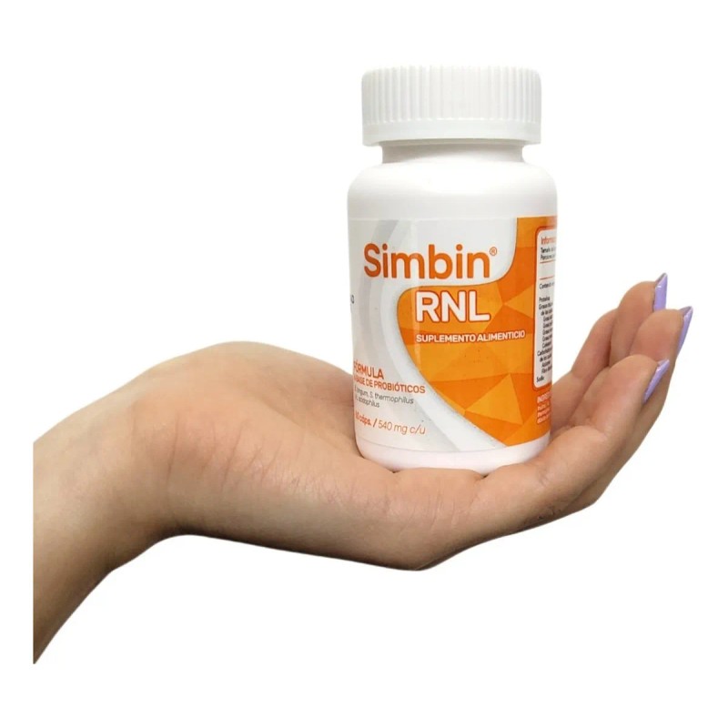 120 Cápsulas De Simbin Rnl Sabor N/a