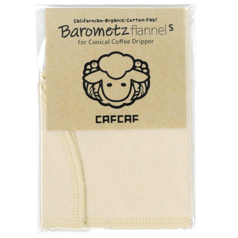 CAFCAF All Ingredients Organic Flannel Coffee Filter Barometz Flannel 1