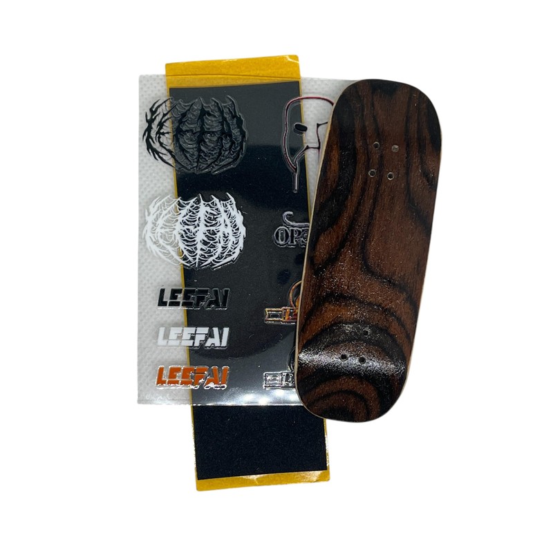 Pro Wooden Fingerboard Complete Set, 34x96mm, 5-Ply Maple Deck with