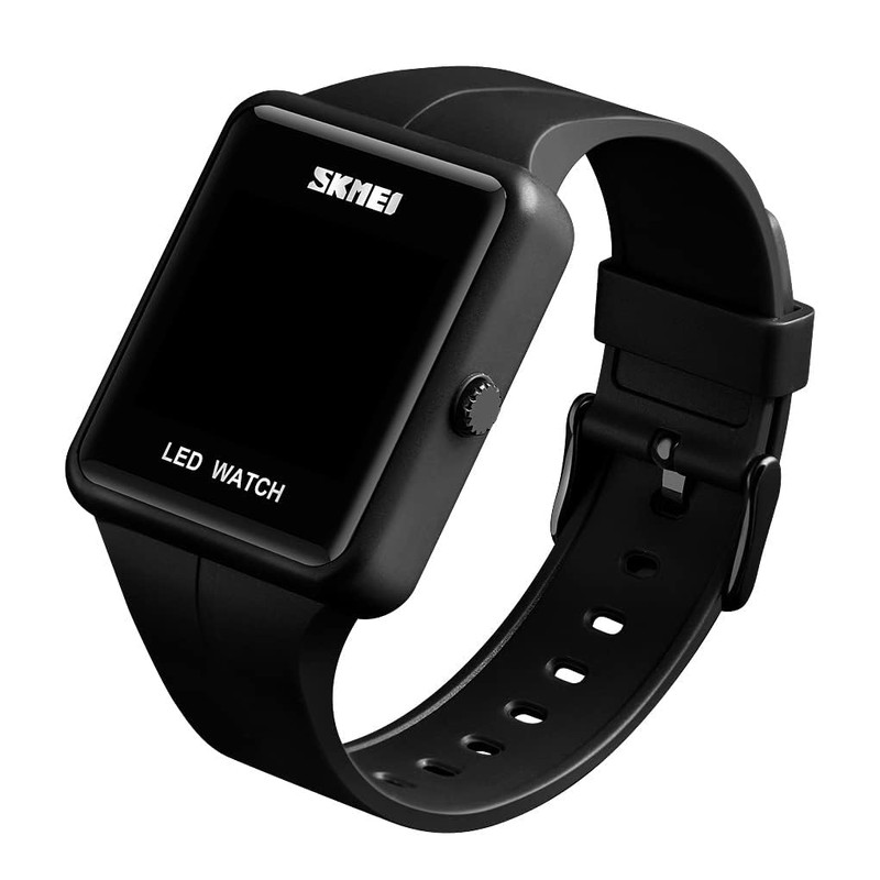 Gosasa Large Face LED Digital Watch Date Time 3Bar Waterproof
