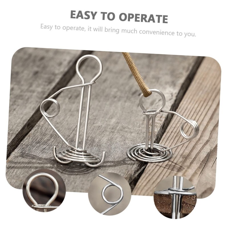 BESPORTBLE Stake Strong Tent Ground Pegs Camping Gadgets Fishbone Fixing