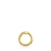 TOUS Small Gold-Plated Hold Ring Pendant, 16mm