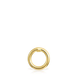 TOUS Small Gold-Plated Hold Ring Pendant, 16mm