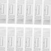 100pcs UHF RFID Labels 860‑960MHz UR108 Chip Reusable Electronic Tag