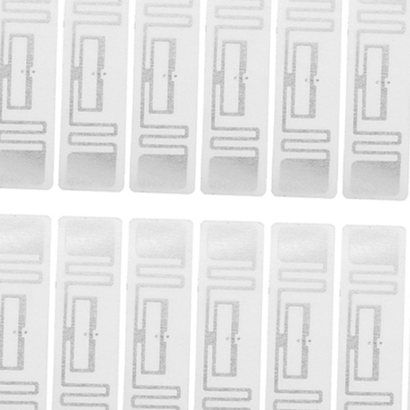 100pcs UHF RFID Labels 860‑960MHz UR108 Chip Reusable Electronic Tag