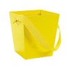 Fun Express - Yellow Cardboard Bucket Ribbon Handle for Wedding