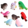 VORCOOL Bird Miniature Mini Figurine Set of 8 Birds Objects,
