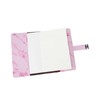 A5 Note Book PU Leather Cover Password Lock Notepad Diary