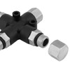 1/8 3 Way Airbrush Air Hose Manifold Adaptor Splitter for