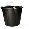 KOTARBAU® Plastic Bucket with Spout 15 L Construction Bucket with