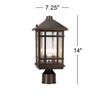 J du J Sierra Craftsman 14" High Outdoor Post Mount