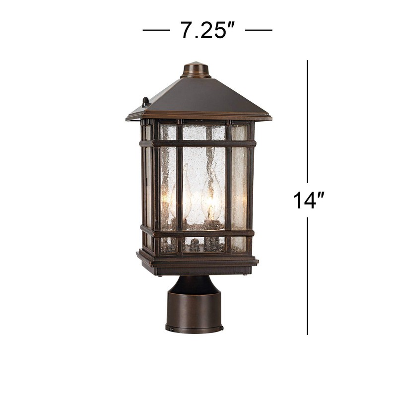 J du J Sierra Craftsman 14" High Outdoor Post Mount