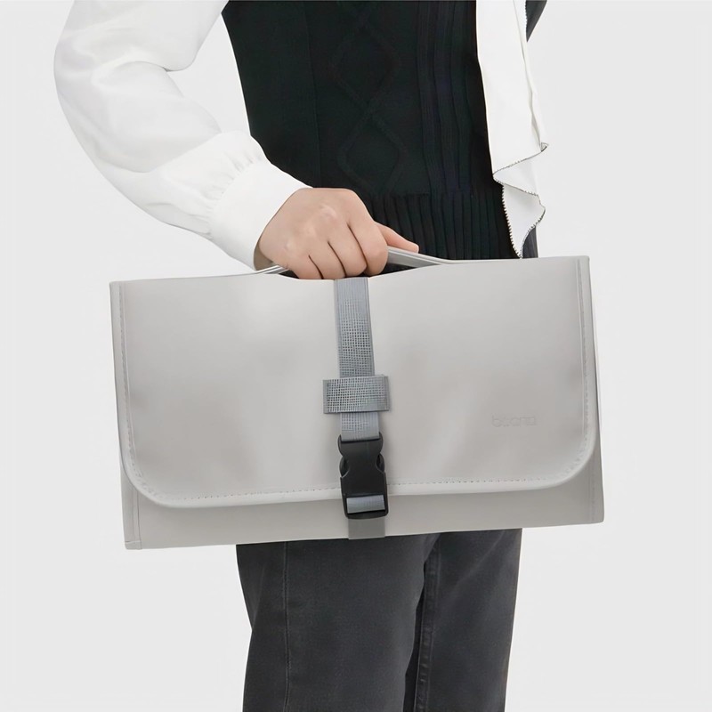 Charinor Dyson Airwrap Travel Bag Storage PU Leather, black, Elegant