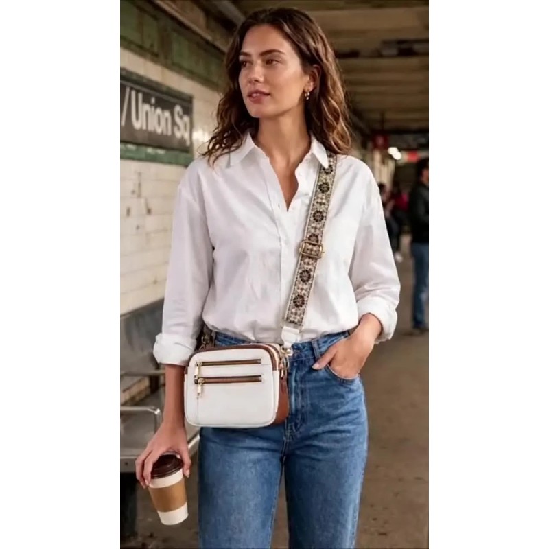 Bolsa Dama Bolsos Bandolera Crossbody Mariconera Mujer Moda