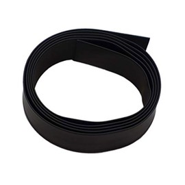 Heat Shrink Tube, 0.7 inch (17 mm), Inner Diameter 0.7 inch (17 mm), Black (Black), 3.3 ft (1 m) long, Beautiful without printing; Shrink Ratio 0.6 to 0.3 inches (2:1 mm) (0.7 inch to 0.3 inch (17 mm)