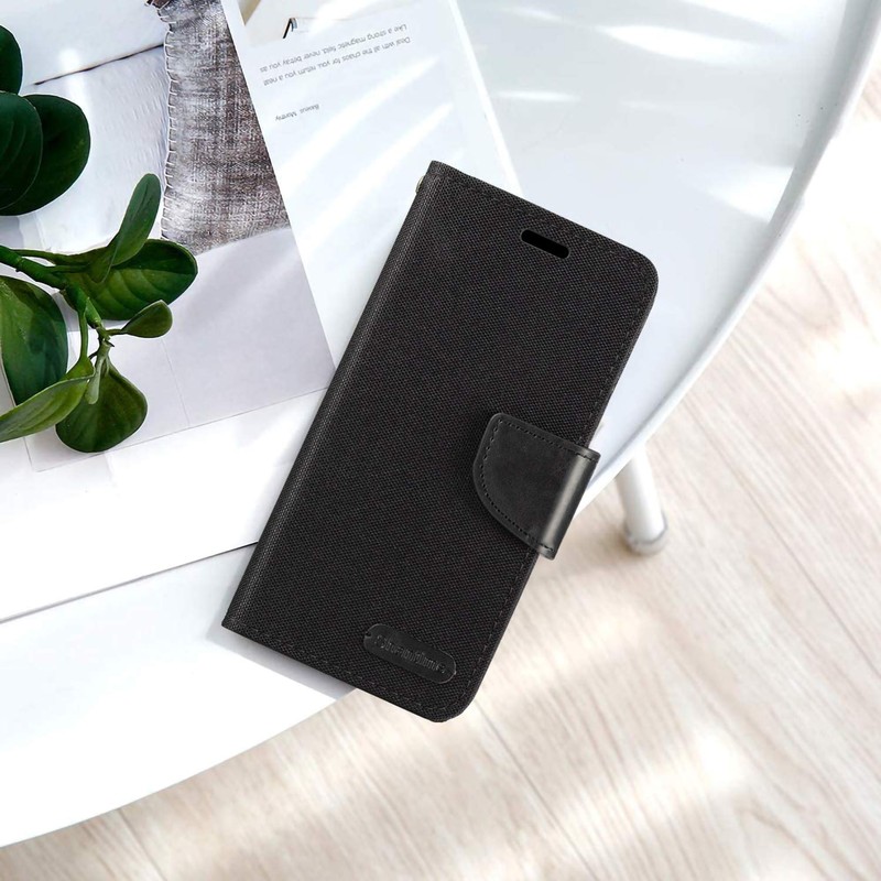 Shantime Oxford Fabric Leather Flip Wallet Case Compatible with AGM