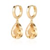 Gold Hoop Earrings Crystal Earrings for Women - 18K Gold-Plated