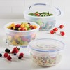 LocknLock Easy Essentials Food Storage lids/Airtight containers/Stackable, BPA Free, 6