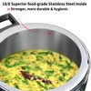 HAWKINS Triply Stainless Steel Pressure Cooker, Inner Lid Cooker, (HSST45)