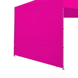Joramoy Canopy Tent Sidewalls for 10×10 Pop Up Canopy, Instant Canopy SunWall with Waterproof and UV Protection Layer, Straight Leg Canopy Shade Wall, 1 Pack Sidewall Only(Pink)