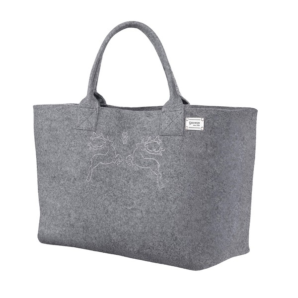 Giesswein Walkwaren 62/05/25000 and Crystal Lydia Walk Bag Fabric Light Grey – 50 x 46 x 10 cm