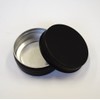 Cream Case, 1.1 oz (30 g), Black, Aluminum, Cream Can,
