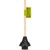 SteadMax XTS-65-PRO Heavy Duty Toilet Plunger, Commercial Grade, Powerful Double