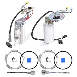 Farpida SP2005H SP2007H Front & Rear Fuel Pump Assembly fit for Ford F Super Duty F-150 F-250 F-350 1992-1997 L6 4.9L V8 5.0L 5.8L 7.5L SP2005H Midship Tank 17 Gallon SP2007H Rear Tank 18 Gallons