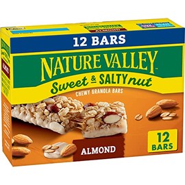 Nature Valley Granola Bars, Sweet and Salty Nut, Almond, 12 Bars, 14.4 OZ
