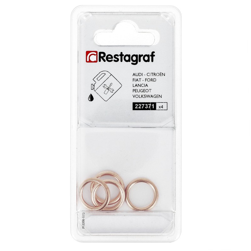 Restagraf 227371 Sealing Ring Oil Drain Plug Golf V Hatchback
