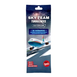 Blackrock Games Sky Team TURBULENCES - Expansion - Cooperative Board Game | 20 New Scenarios, Rules and Modules | 2 Players | Ages 10+ - Masked Scorpio