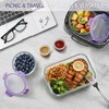 42pcs Glass Food Storage Containers with Lids Set, 21 Containers